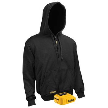 HEATED HOODIES | Dewalt DCHJ067B-L 20V MAX Li-Ion Heated Hoodie Jacket (Jacket Only) - Large